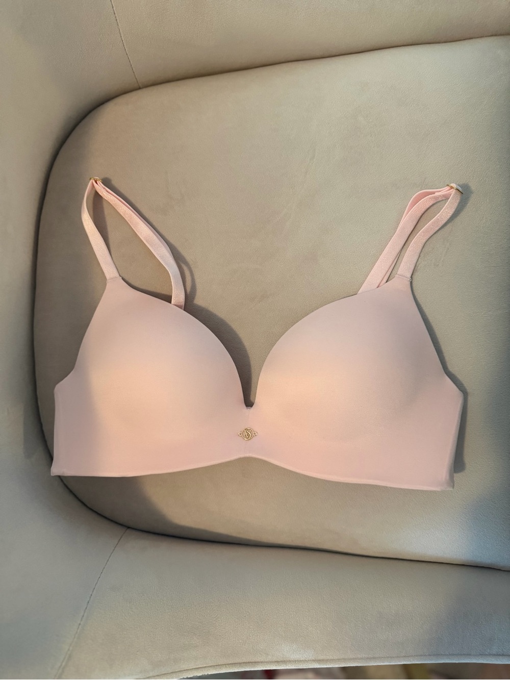 Victoria's Secret Blush Pink Seamless T-Shirt Bra